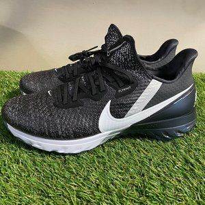Nike Air Zoom Infinity Tour Golf Shoes Flyknit Black Mens 10.5 CZ8300-001 NEW